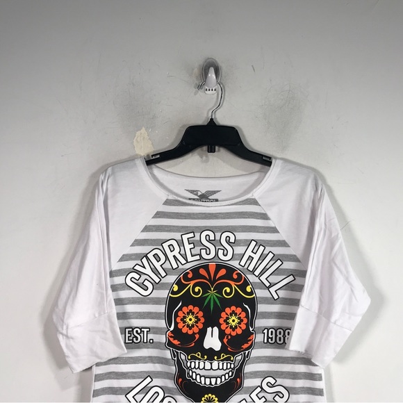 Control Industry Cypress Hill Day of the Dead Raglan Tee, Women's Size XL -Multi - Picture 3 of 9